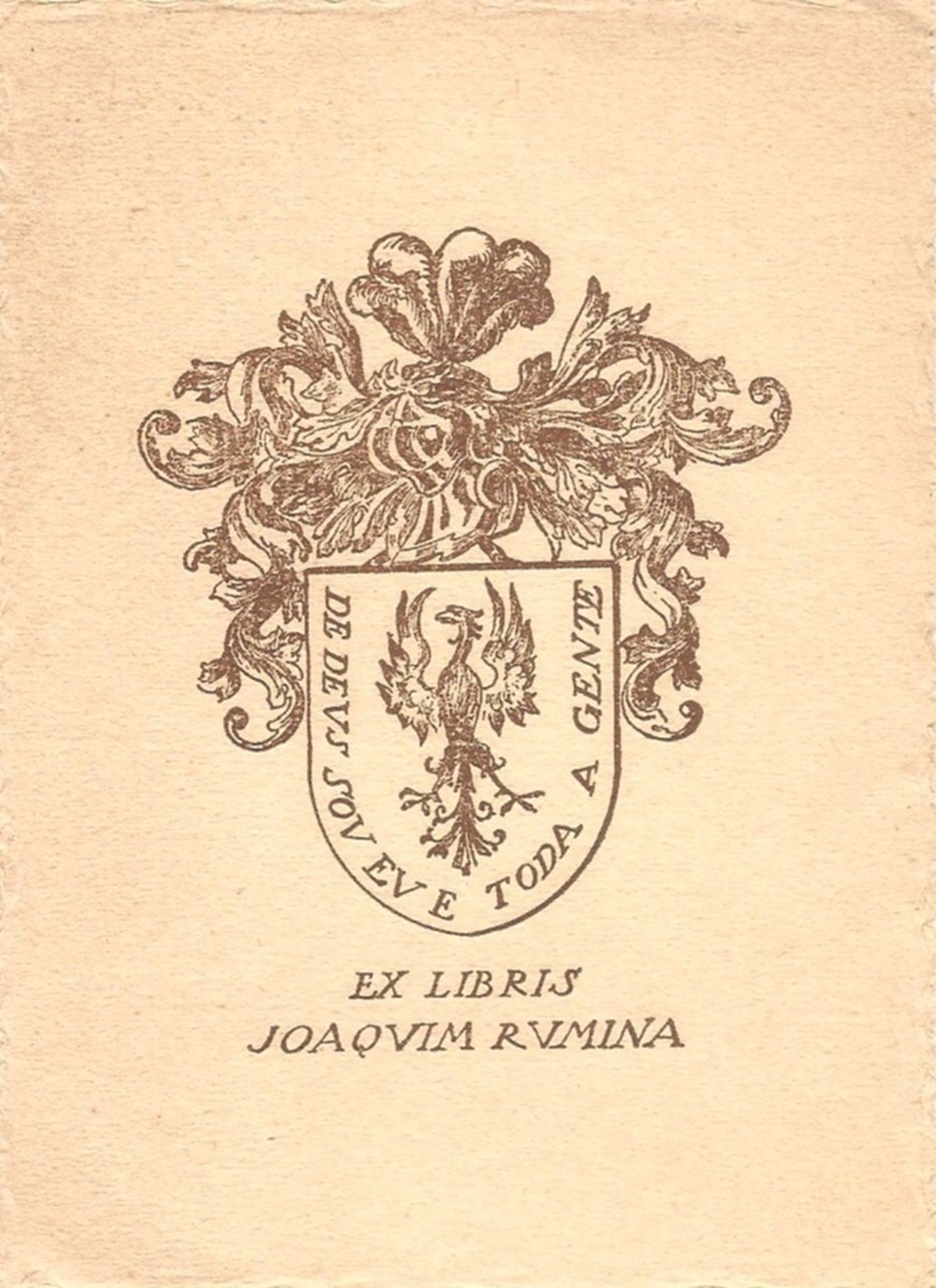 documents anciens ex libris rumina