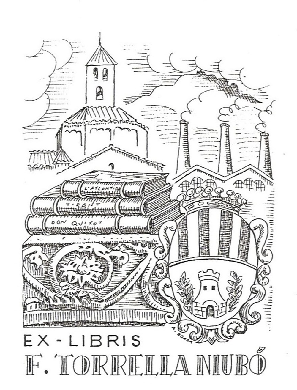 documents anciens ex libris torrella