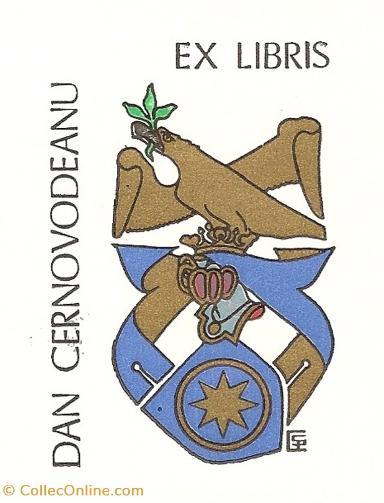 vieux papier ex libri cernovodeanu