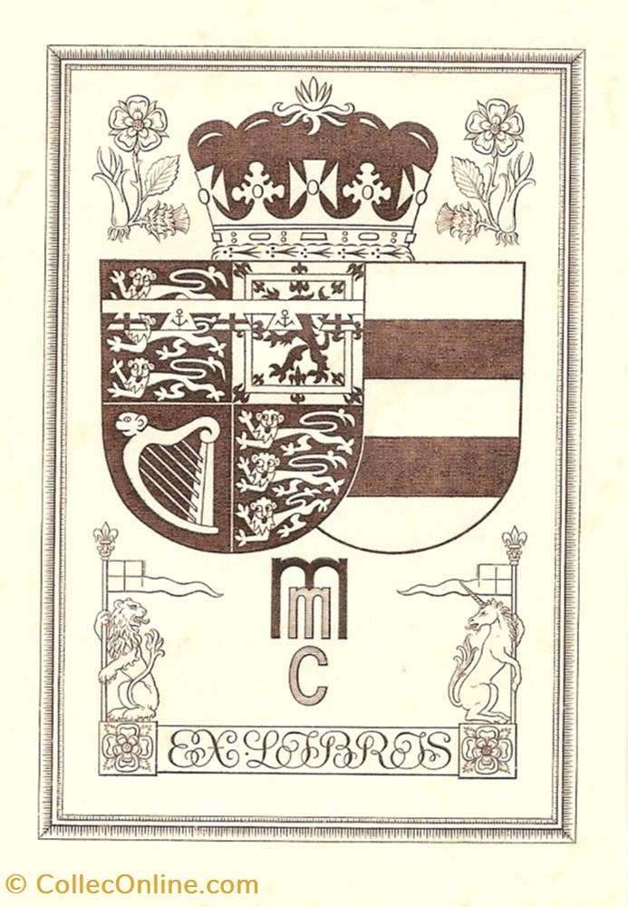 M M C (Kent) vieux papiers ex libris m m c kent