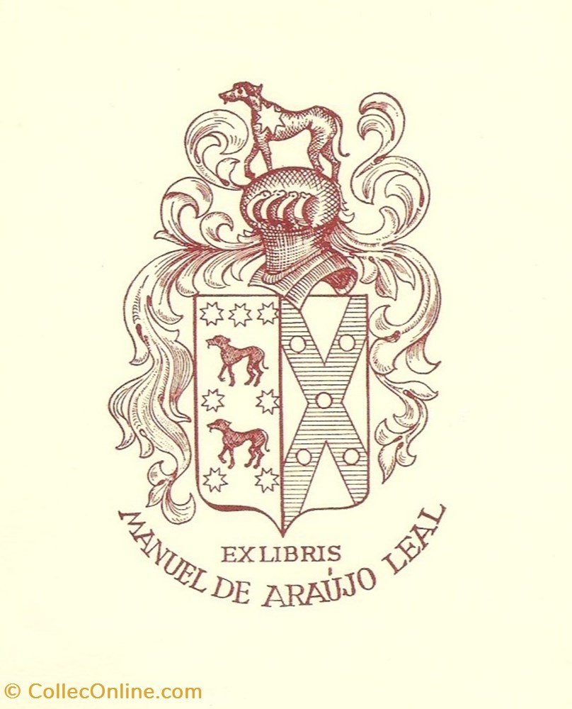 vieux papiers ex libris araujo leal