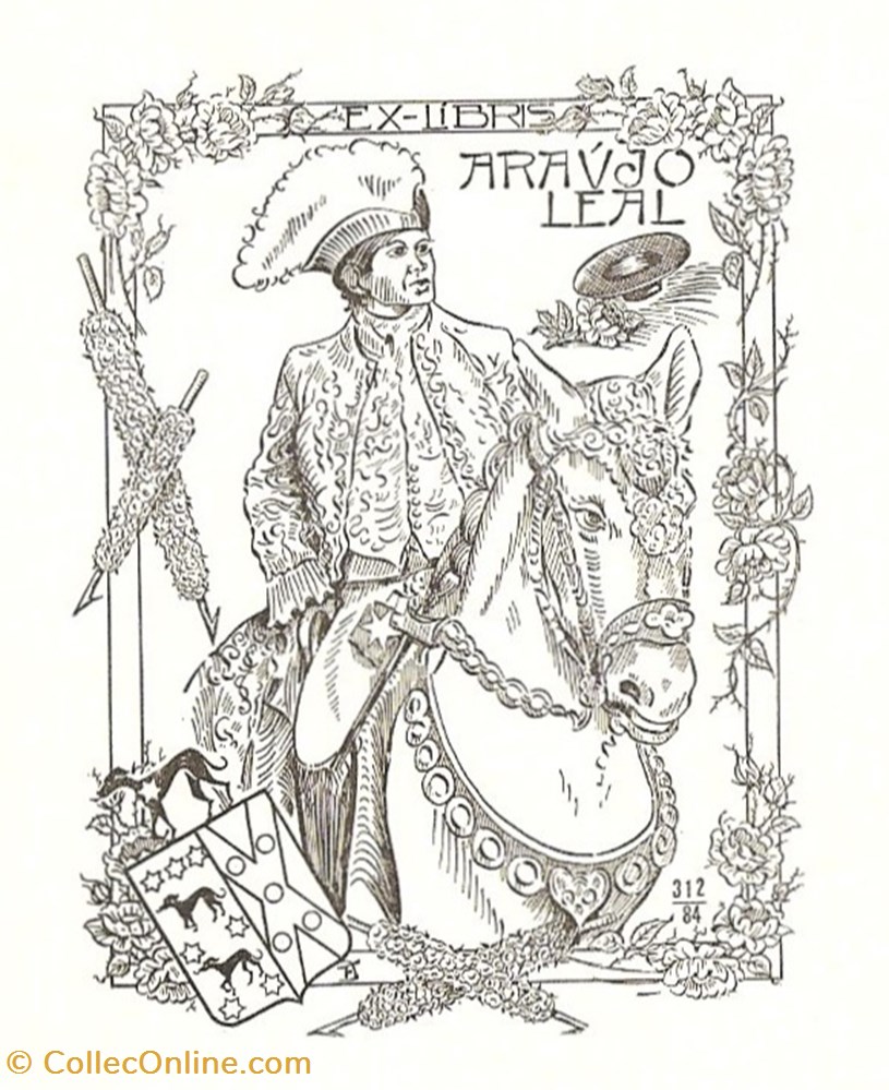 vieux papiers ex libris araujo leal