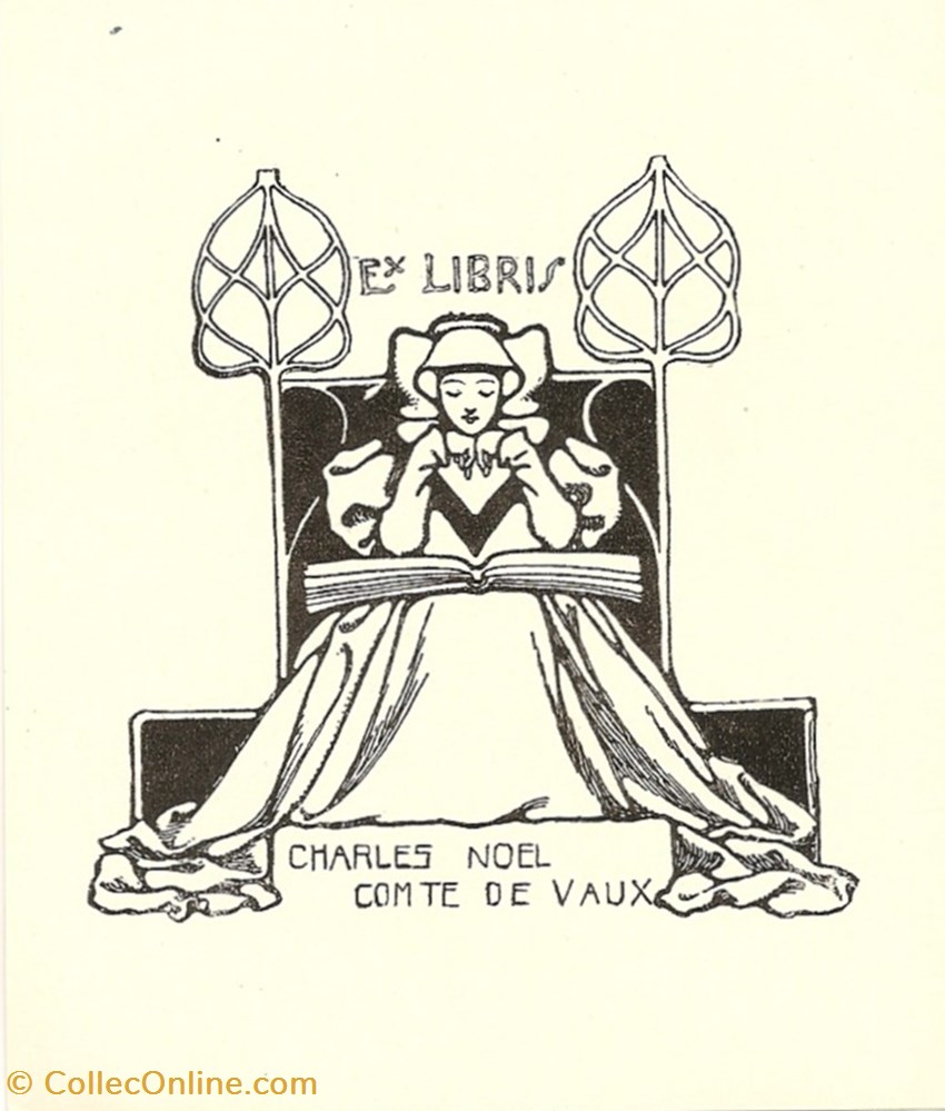 VAUX vieux papier ex libri vaux