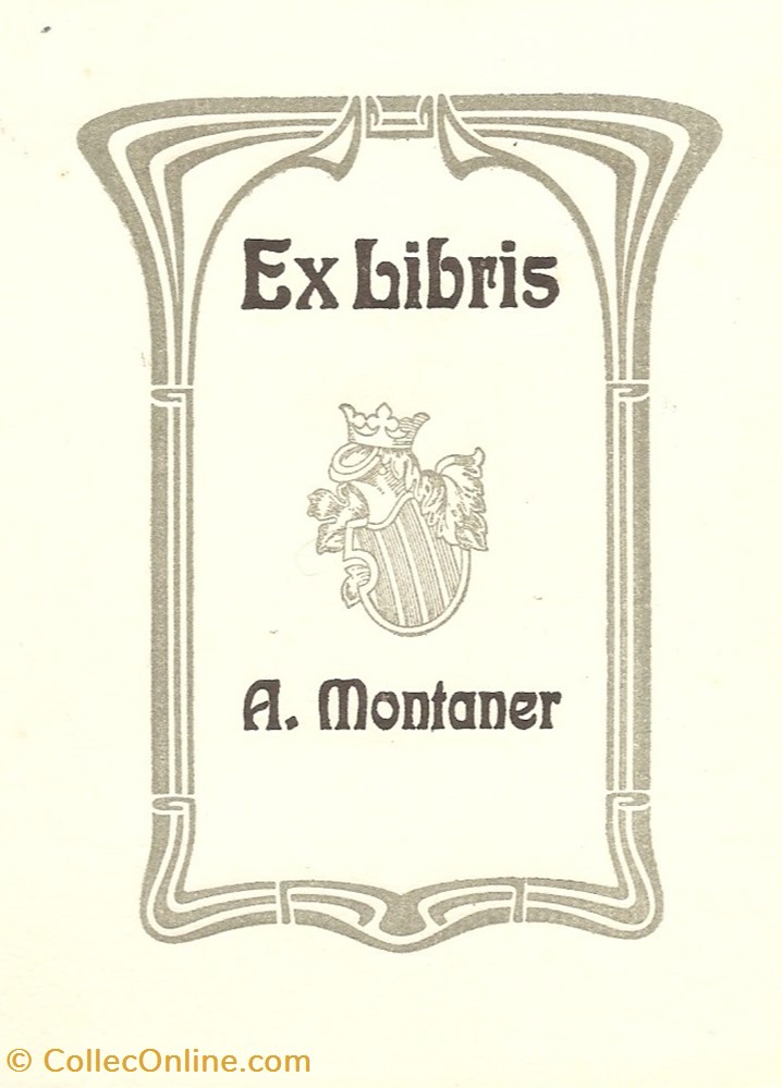 vieux papier ex libri montaner