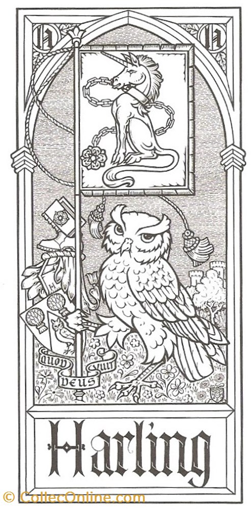 HARLING vieux papiers ex libris harling