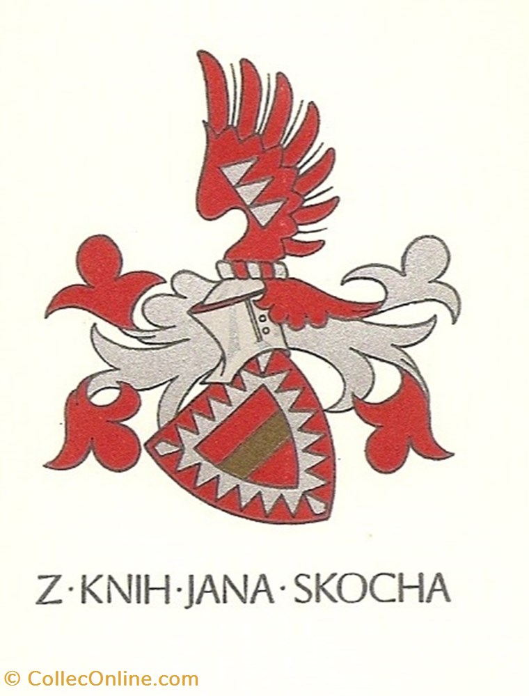SKOCHA vieux papier ex libri skocha