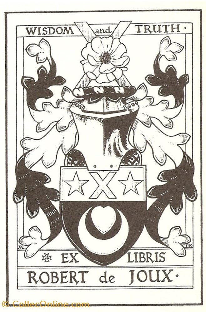 JOUX vieux papiers ex libris joux