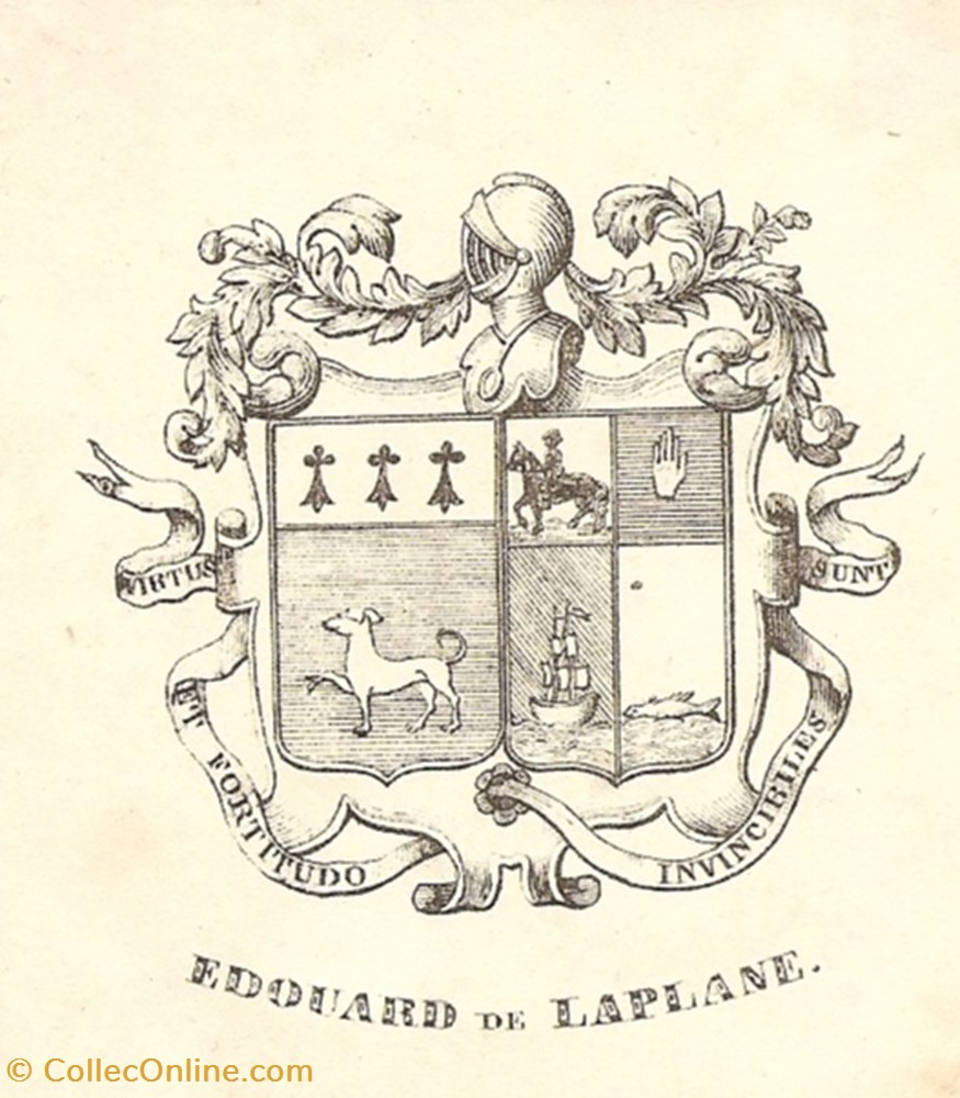 vieux papier ex libri laplane
