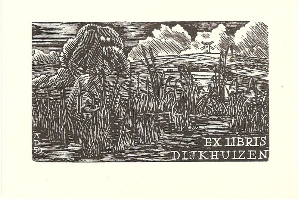 DIJKHUIZEN - Old Documents - Ex-libris