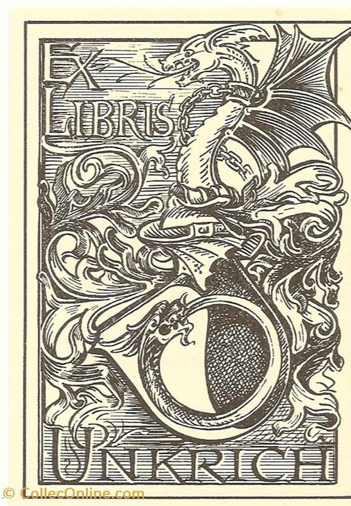 vieux papier ex libri unkrich