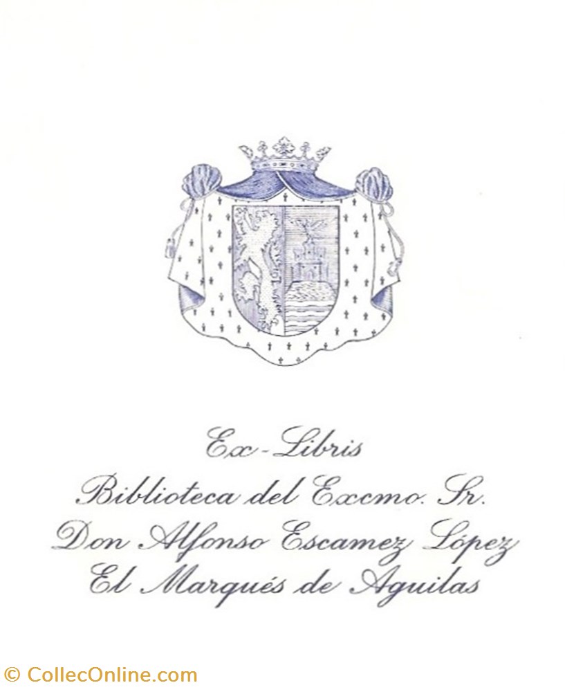 AGUILAS vieux papiers ex libris aguilas