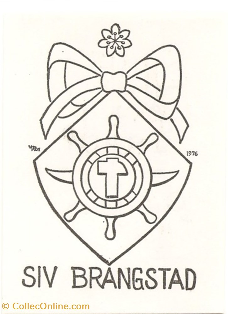 BRANGSTAD vieux papiers ex libris brangstad