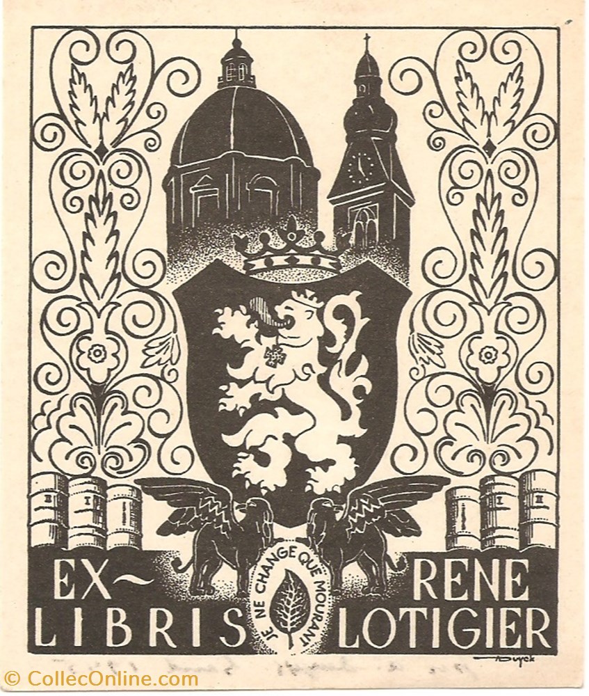 vieux papiers ex libris lotigier
