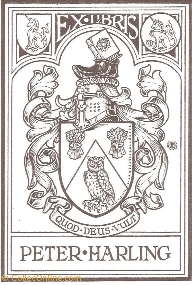 vieux papiers ex libris harling