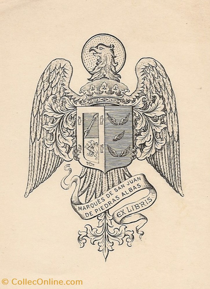 vieux papier ex libri san juan de piedras albas