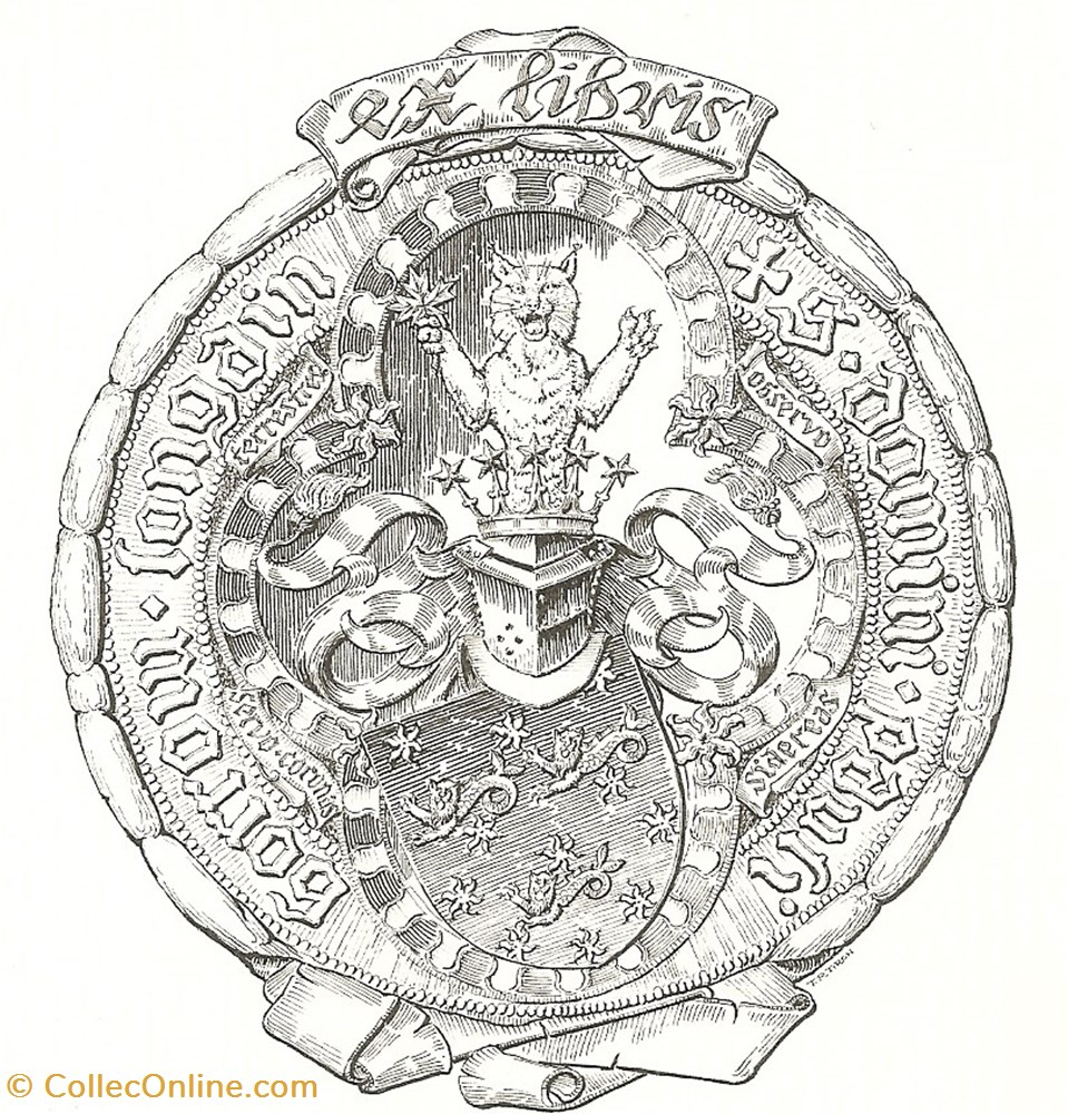 BORROW LONGAIN vieux papiers ex libris borrow longain