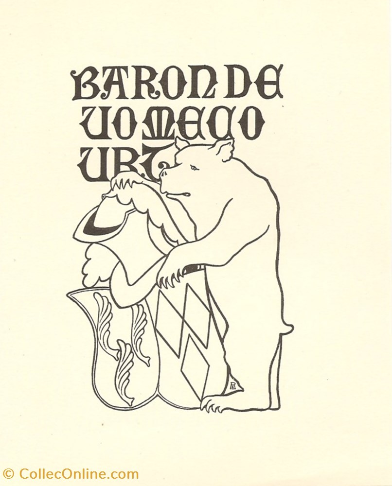 VOMECOURT vieux papier ex libri vomecourt