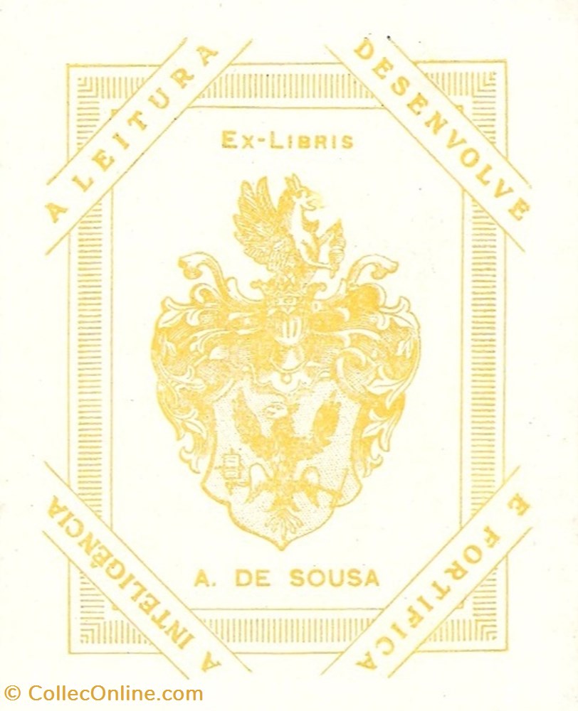 SOUSA vieux papiers ex libris sousa