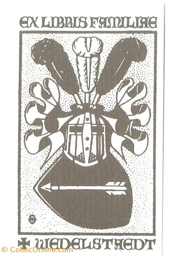 WEDELSTAEDT vieux papiers ex libris wedelstaedt
