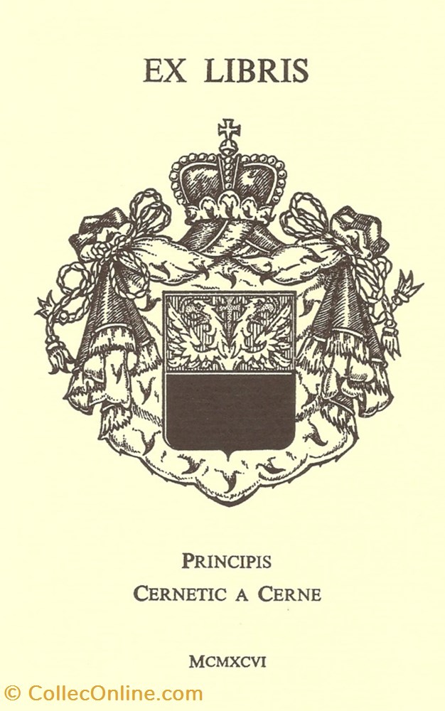 vieux papiers ex libris cernetic a cerne