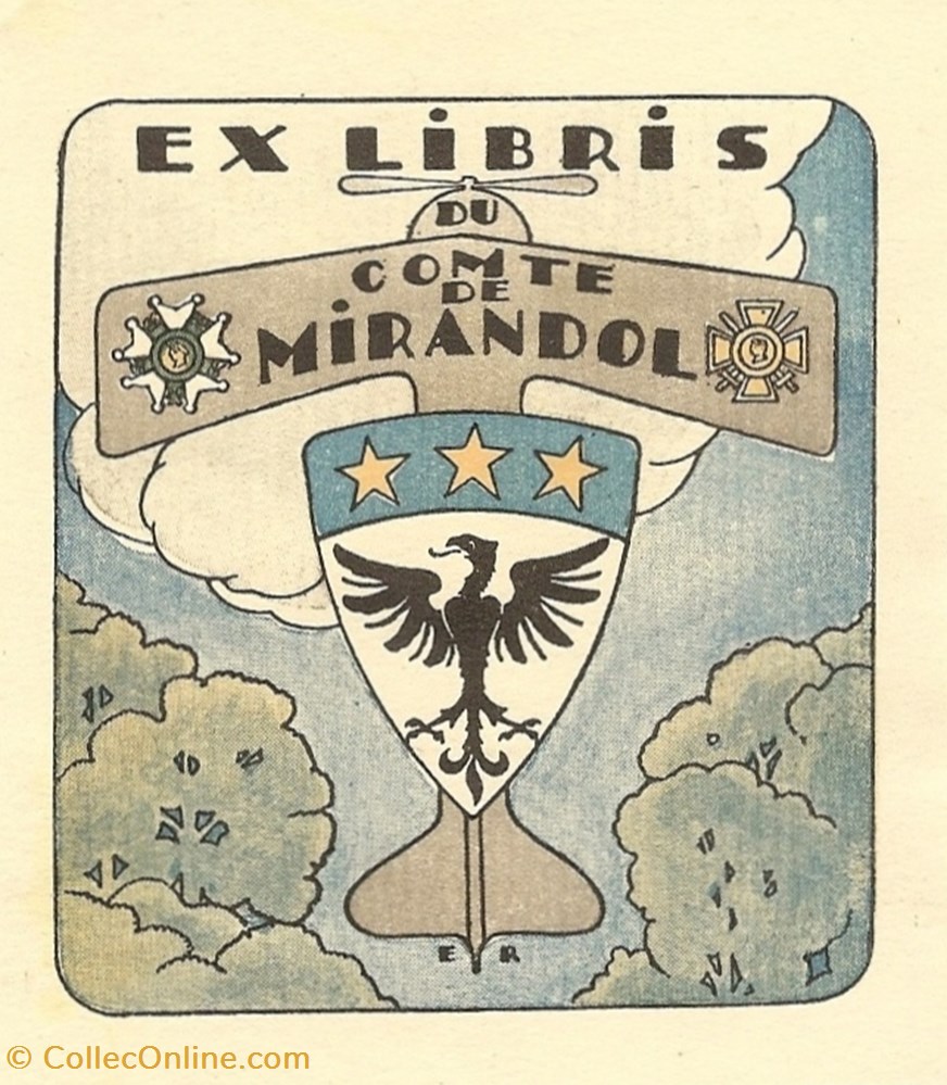 vieux papiers ex libris mirandol