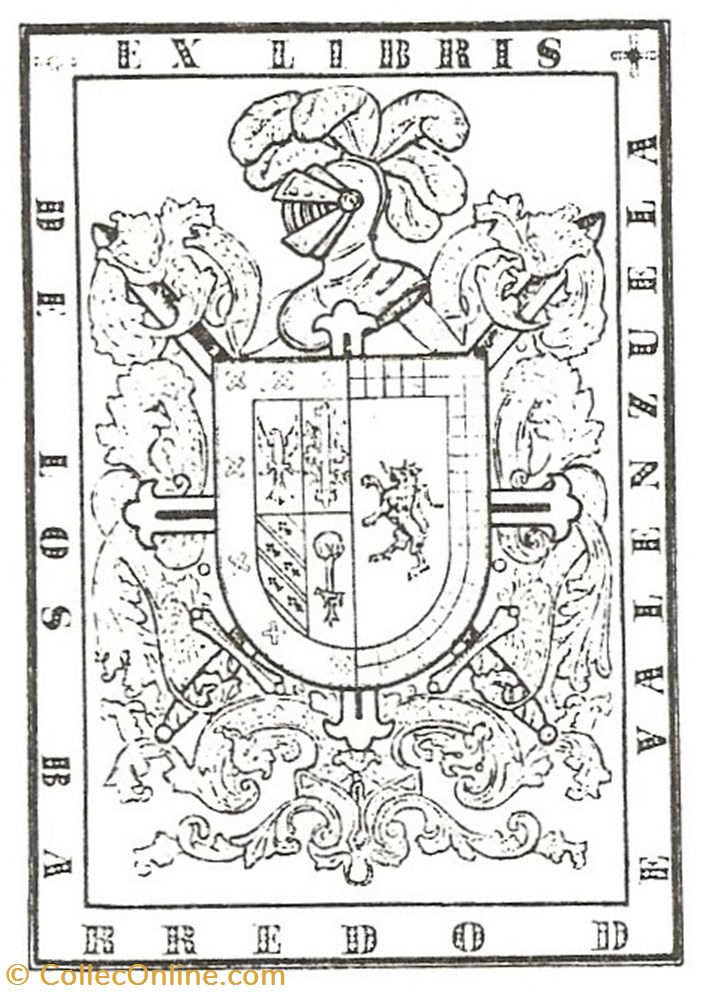 BARREDO de VALENZUELA vieux papiers ex libris barredo de valenzuela