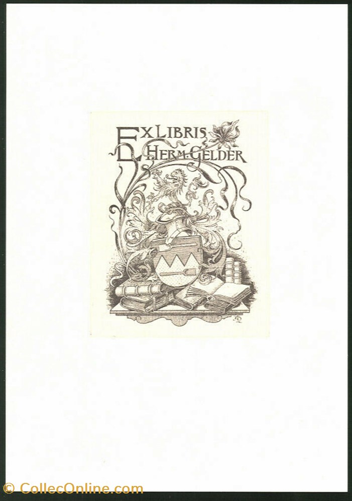 GELDER documents anciens ex libris gelder