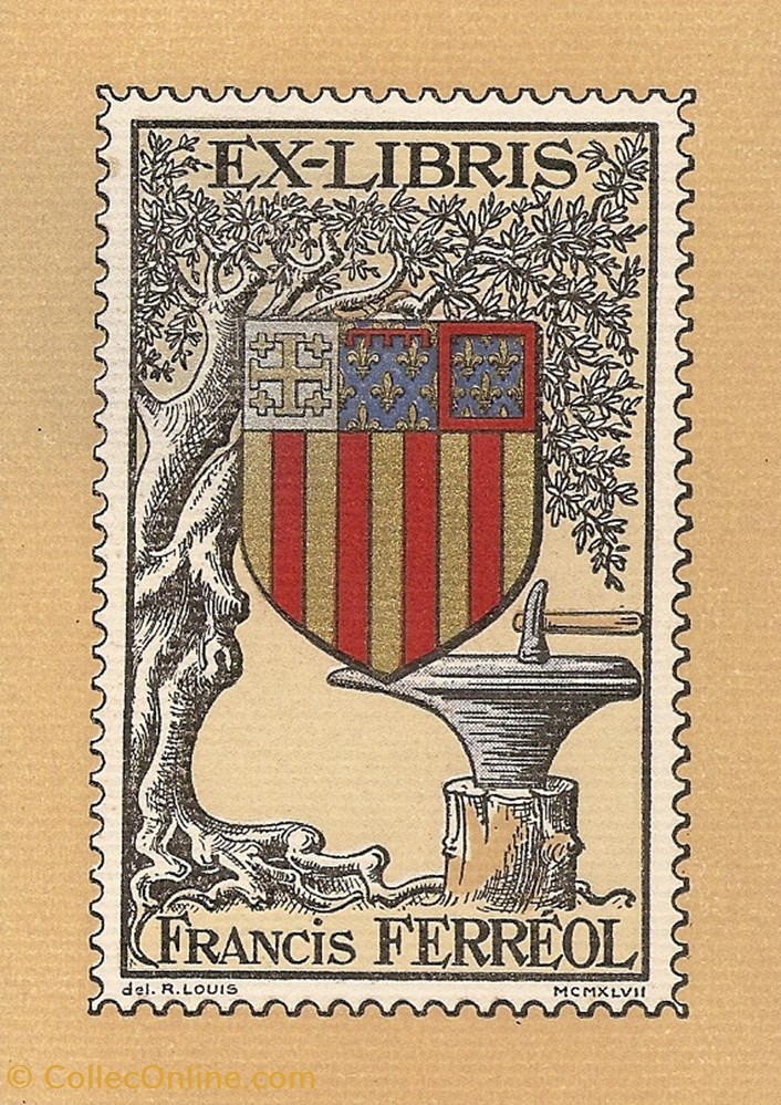 FERRÉOL documents anciens ex libris ferreol