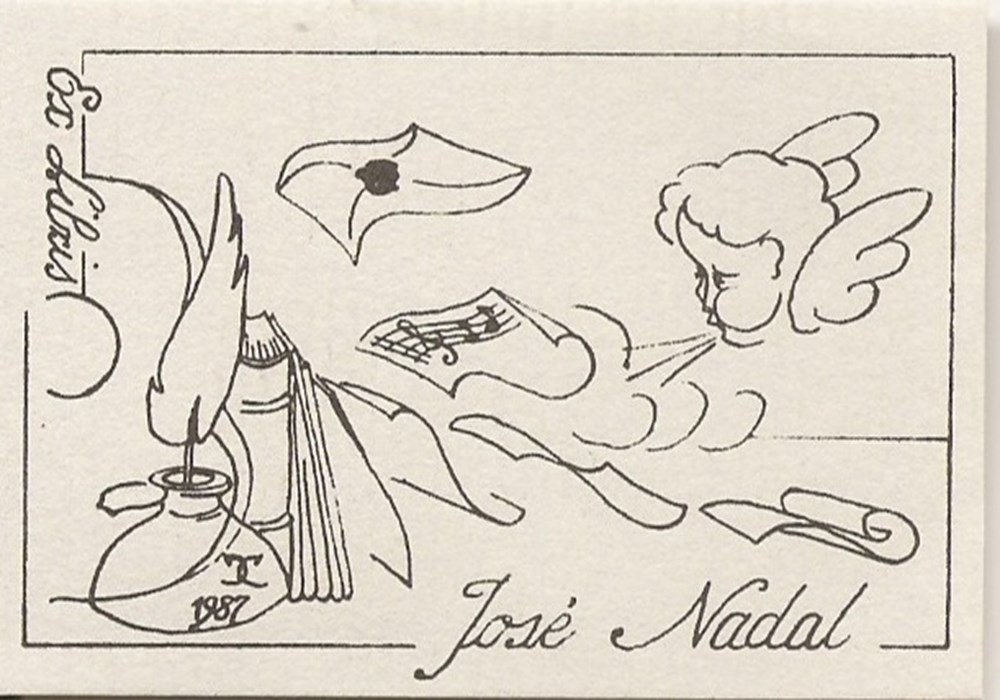 NADAL documents anciens ex libris nadal