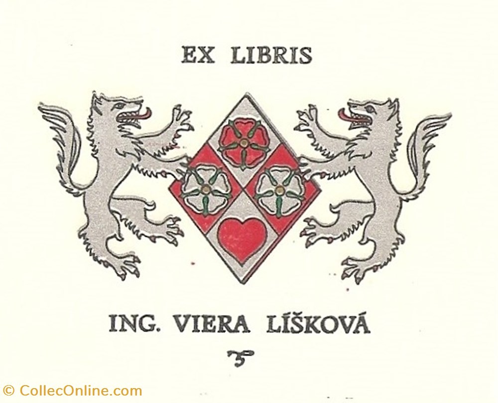 vieux papier ex libri liskova