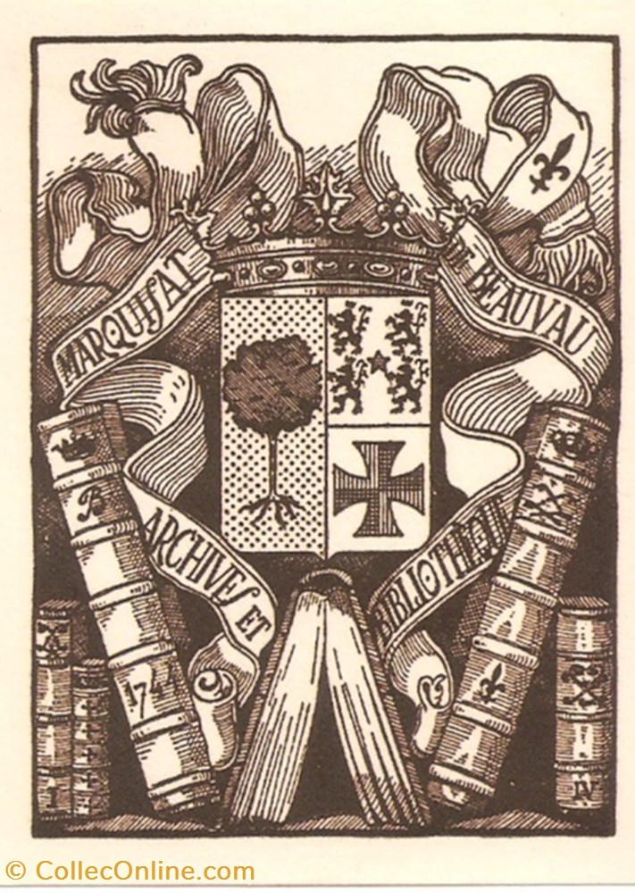 vieux papiers ex libris beauvau