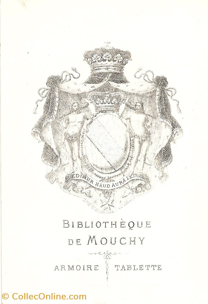 vieux papier ex libri mouchy
