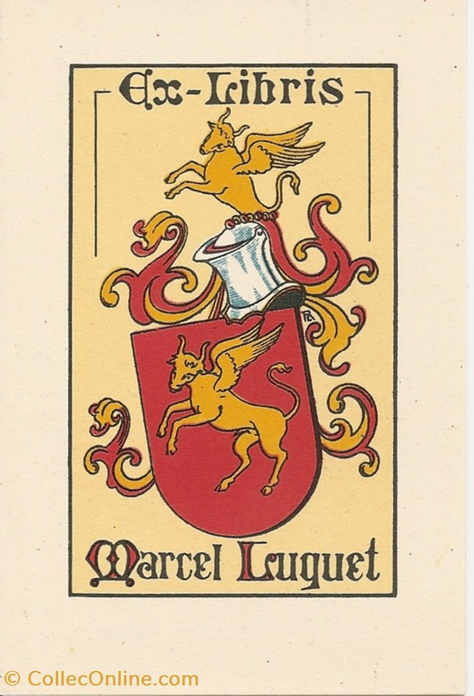 LUQUET vieux papiers ex libris luquet