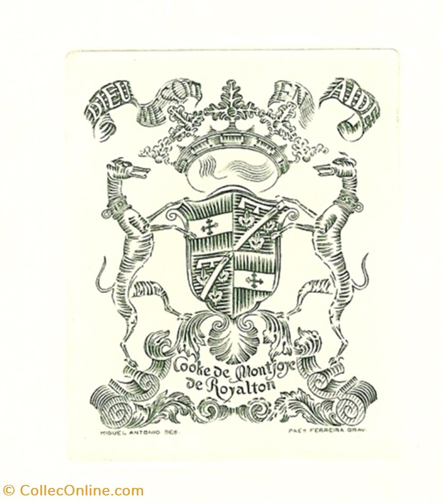 ROYALTON vieux papiers ex libris royalton