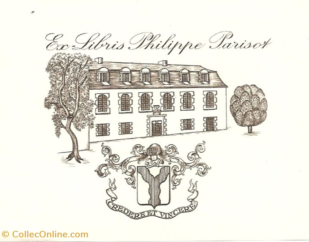 PARISOT vieux papiers ex libris parisot