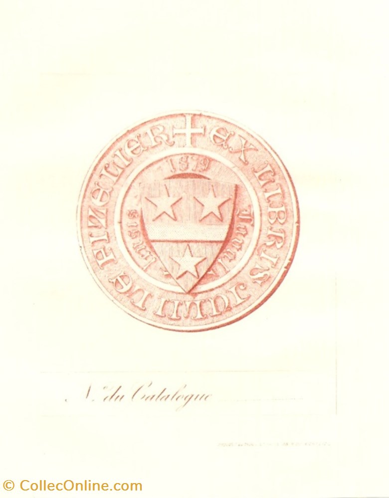 LE PIZELIER vieux papiers ex libris le pizelier