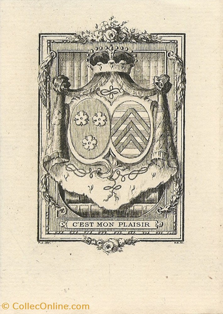 Sans légende (ROCHEFOUCAULT d'ESTISSAC) vieux papier sans legende rochefoucault estissac