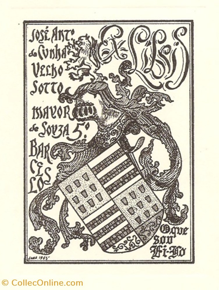 vieux papiers ex libris sousa barcelos