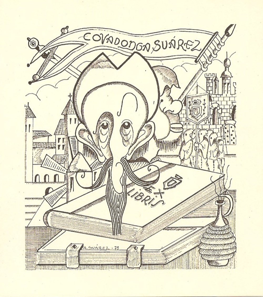 SUAREZ documents anciens ex libris suarez