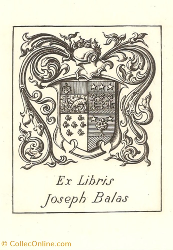 vieux papiers ex libris balas