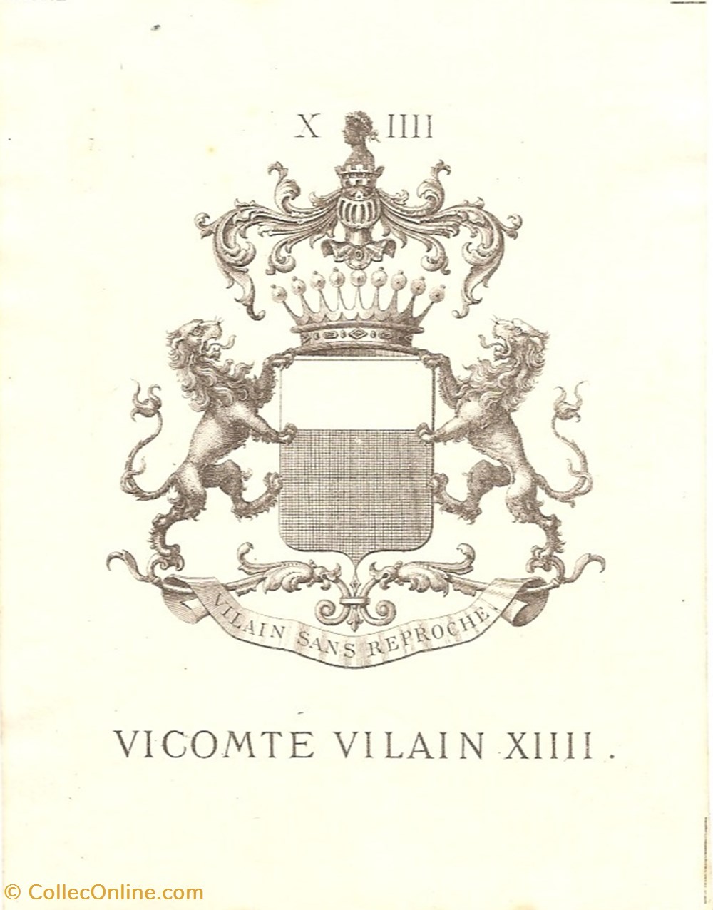 VILAIN XIIII documents anciens ex libris vilain xiiii