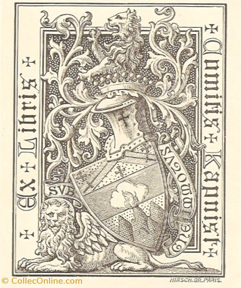 KAPNIST vieux papiers ex libris kapnist