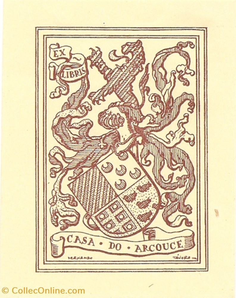 vieux papier ex libri arcouce