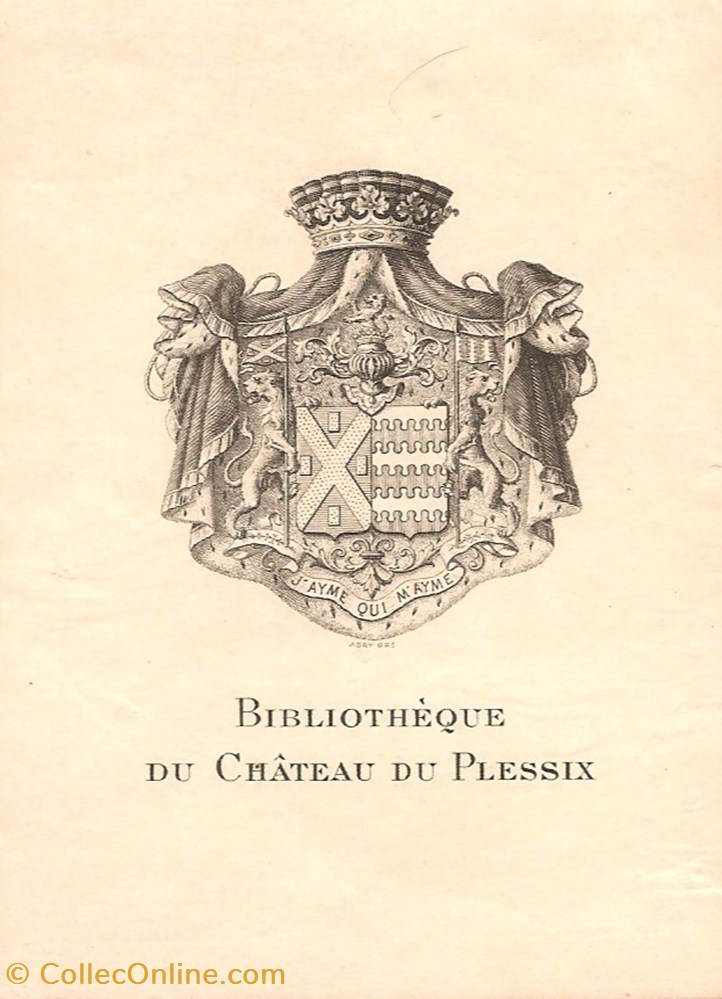 vieux papiers ex libris plessix