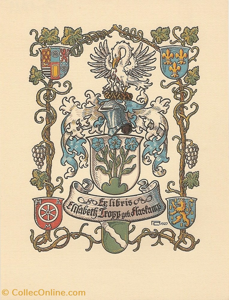 vieux papier ex libri tropp haskamp