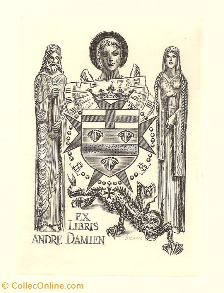 vieux papiers ex libris damien