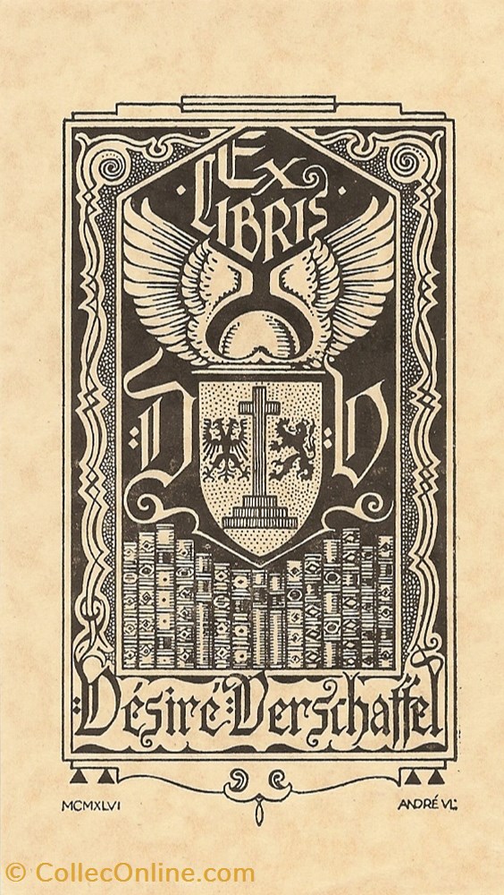 vieux papier ex libri verschaffel