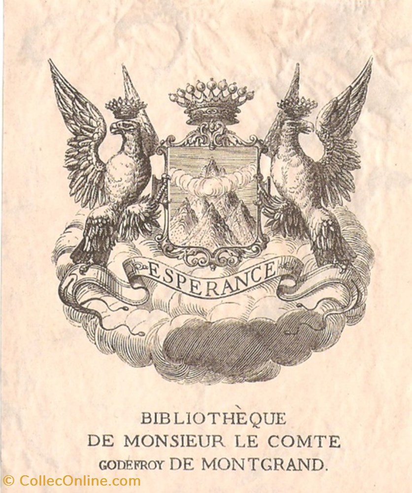 MONTGRAND vieux papiers ex libris montgrand