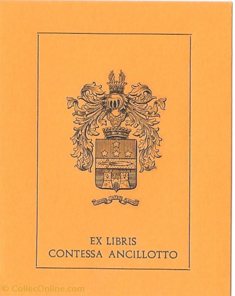 ANCILLOTTO vieux papiers ex libris ancillotto