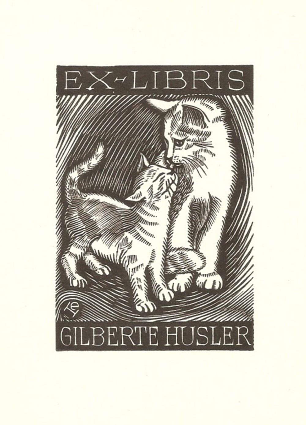 documents anciens ex libris husler